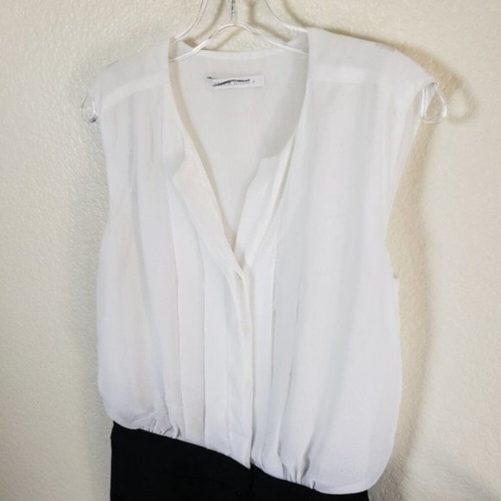Black Halo White and Black Mini Dress - Picture 2 of 10